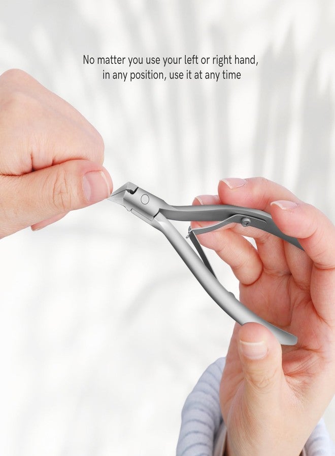 Cut it Professional Ingrown Nail Clipper - Wide Jaw Straight Blades Toenail Clippers for Thick Ingrown Toenails - Heavy Duty 3CR13 Stainless Steel Ingrown Toenail Tool for Seniors - Image 4